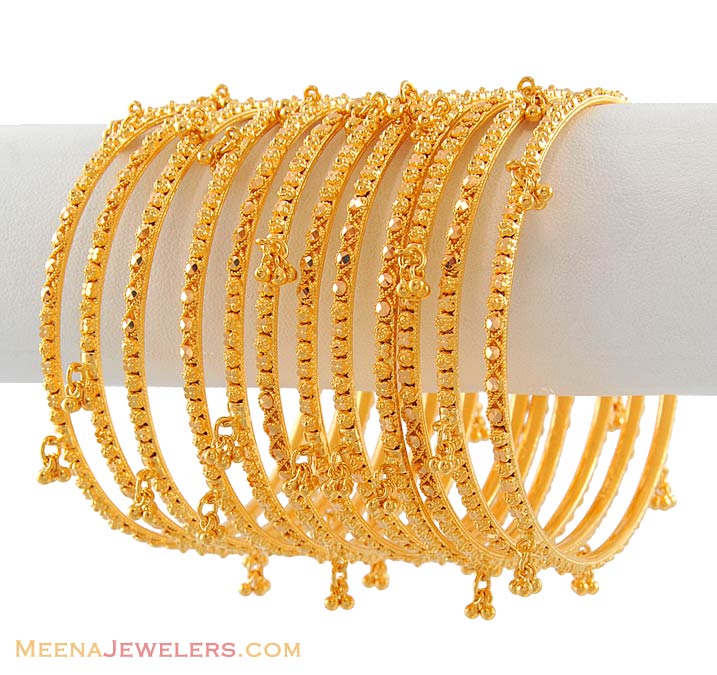 Gold Bangle Set