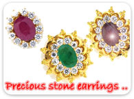 Earrings >  Precious Stone Earrings > 
