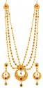  [ Gold Designer Sets > 22K Long Chand Bali Necklace Set  ]