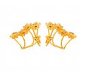  [ Precious Stone Earrings > Designer Ruby Cz Earrings 22k   ]