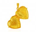  [ Fancy Pendants > 22K Gold Heart Photo Pendant  ]