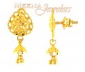 22Kt Gold Fancy Earrings - Click here to buy online - 357 only..