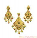 Click here to View - Indian Meenakari Set (22k Gold) 