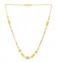 22kt Gold Fancy Necklace Chain - Click here to buy online - 1,840 only..