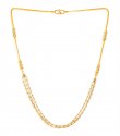 22kt Gold Fancy Two Tone Chain - Click here to buy online - 1,466 only..