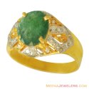 Click here to View - 22K Gold Designer Emerald Ring 