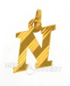 Click here to View - 22Kt Initial Pendant (N) 
