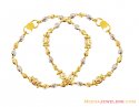 22K Fancy 2 Tone Baby Bracelet - Click here to buy online - 563 only..
