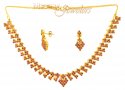 Click here to View - 22k Fancy Gold Ruby Set 