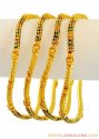 22k Gold Meenakari Bangles (4Pcs) - Click here to buy online - 2,791 only..