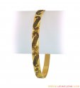 22K Indian Gold Bangle (1 Pc) - Click here to buy online - 719 only..