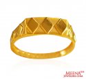 22k Gold Mens  Ring - Click here to buy online - 267 only..