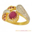 Click here to View - 22k Designer Stones Ladies Ring 