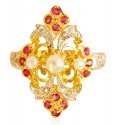 22k Gold Colored Stones Ring - Click here to buy online - 563 only..