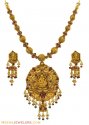 Click here to View - Gold Temple Necklace Set (22K) 