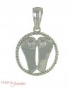 18Kt White Gold Paduka - Click here to buy online - 412 only..