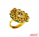 22Kt Gold Kudan Ring - Click here to buy online - 1,251 only..