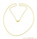 Click here to View - 22k Plain Gold Chain (28 Inches) 