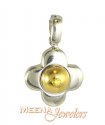 White Gold Pendant - Click here to buy online - 435 only..