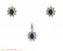 Click here to View - Fancy Pendant Set (White Gold) 