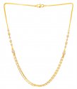 22kt Gold Fancy Necklace Chain - Click here to buy online - 1,512 only..