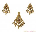 Click here to View - Indian Antique Pendant Set (22Kt) 