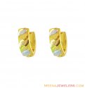 Click here to View - Three Tone Clip On Earrings 22K 