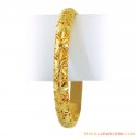 21Kt Gold Cutwork Design Kada - Click here to buy online - 1,263 only..