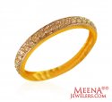 Ladies 22k Signity Band - Click here to buy online - 220 only..