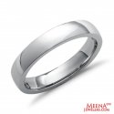 18Kt White Gold Mens Band - Click here to buy online - 676 only..