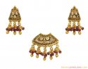 Click here to View - Indian Pendant Set (22 Karat) 