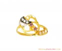 22k Fancy Colored Stones Ring  - Click here to buy online - 352 only..