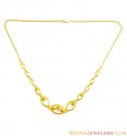 22K Gold Necklace  - Click here to buy online - 834 only..