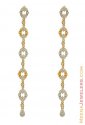 Long Fancy Earring ( 22k gold) - Click here to buy online - 1,856 only..
