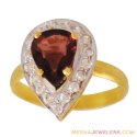 22Kt Gold Ladies Colored Stone Ring - Click here to buy online - 263 only..
