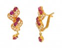 Click here to View - Gold Ruby and Pearl Earrings 