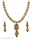 Click here to View - 22K Gold  Fancy Diamond Set 