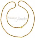 22 Kt Gold Fancy Chain - Click here to buy online - 814 only..