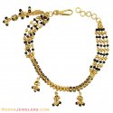 22k Black Beads Meenakari Bracelet - Click here to buy online - 823 only..
