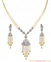 Click here to View - 22k Designer Stone Necklace Set 