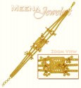 22K Gold Filigree Bracelet - Click here to buy online - 742 only..