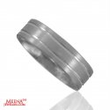 18K White Gold Band - Click here to buy online - 918 only..