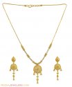 Gold Two Tone Set (Indian Design) - Click here to buy online - 1,472 only..