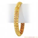 21k Fancy Gold Bangles (1 Pc) - Click here to buy online - 855 only..