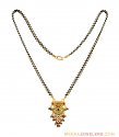 Click here to View - 22k Meenakari Filigree Mangalsutra 