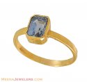 22k Gold Neelam Birthstone Ring - Click here to buy online - 1,994 only..