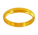 22k Yellow Gold Plain Band  - Click here to buy online - 367 only..