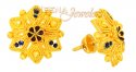 22Kt Gold Earings - Click here to buy online - 455 only..