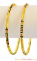 Indian Meenakari Bangles (2 Pc) 22K - Click here to buy online - 1,324 only..
