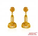 22k Gold Long Earrings - Click here to buy online - 1,152 only..